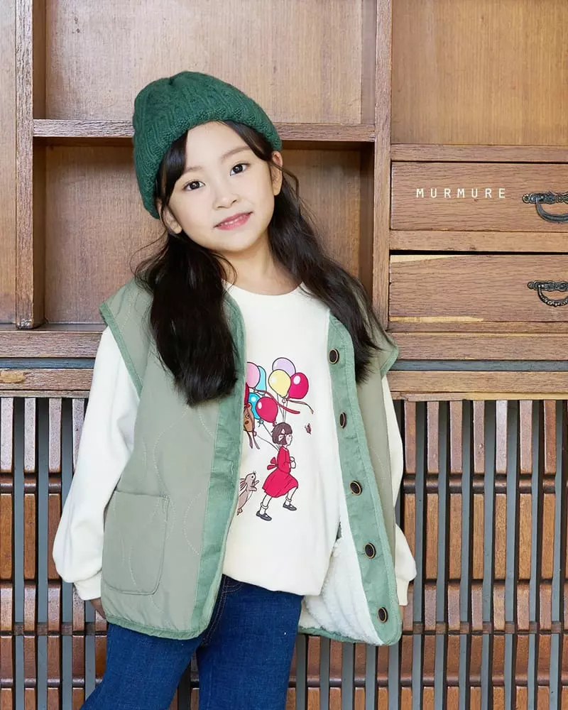 Murmure - Korean Children Fashion - #toddlerclothing - Reversible Color Vest - 6