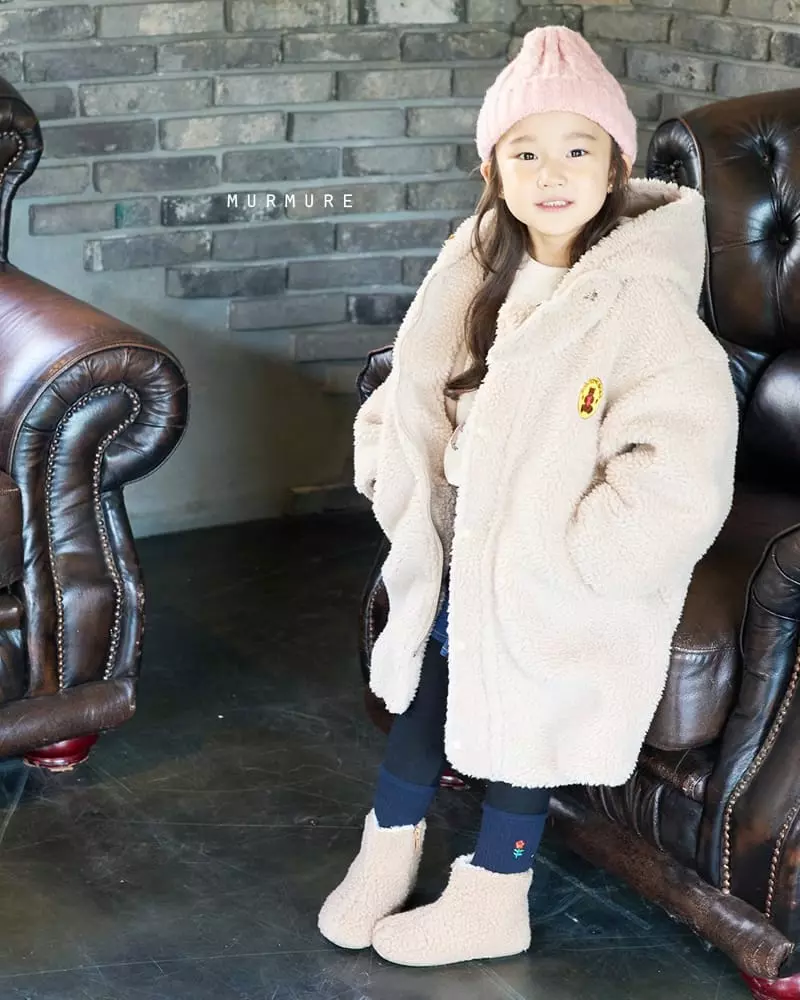 Murmure - Korean Children Fashion - #toddlerclothing - Bear Fleece Fleece Jacket - 8