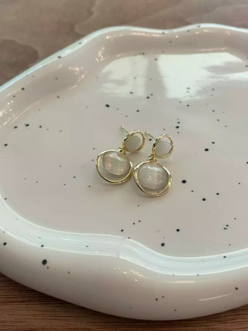 Muse - Korean Women Fashion - #pursuepretty - Cat Earring - 2