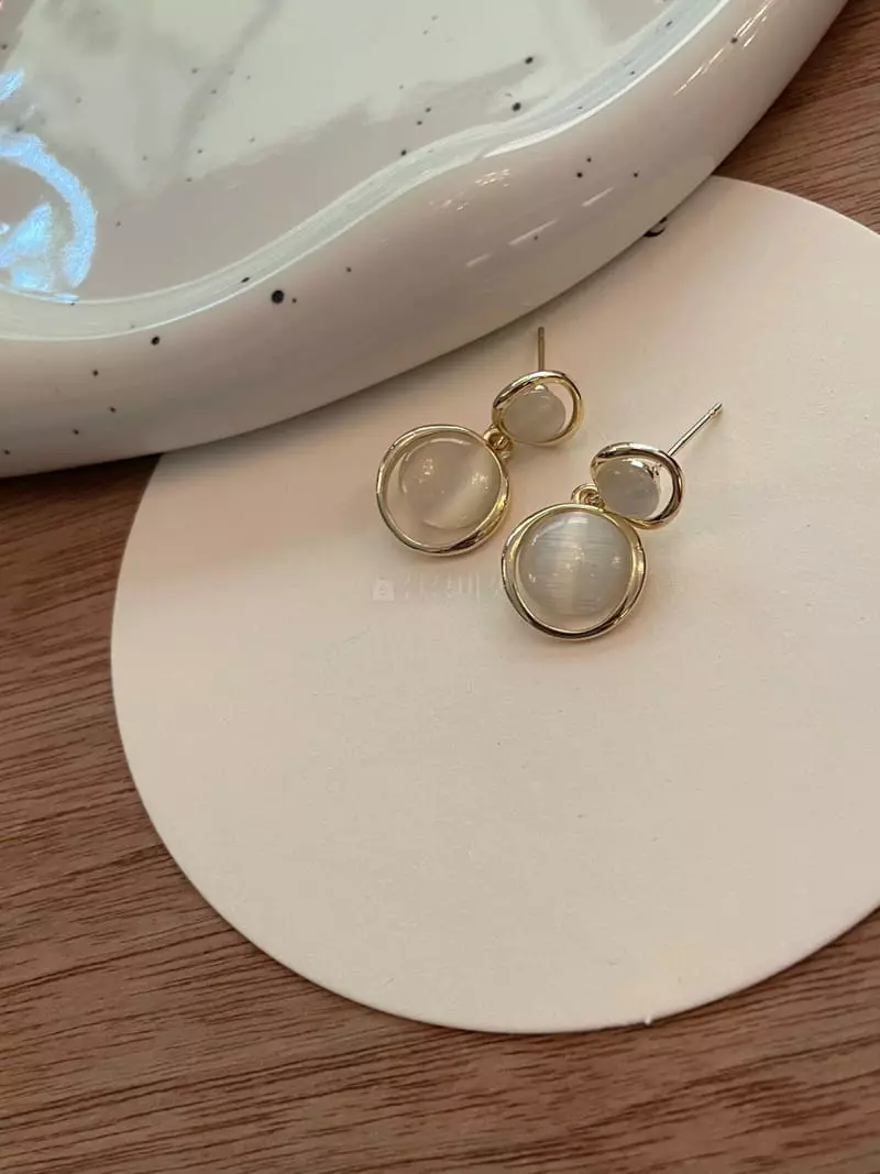Muse - Korean Women Fashion - #restrostyle - Cat Earring - 3
