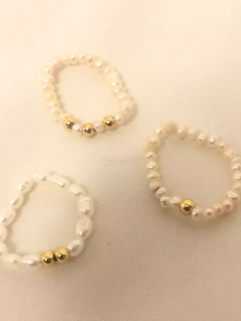 Muse - Korean Women Fashion - #restrostyle - Pearl Ring