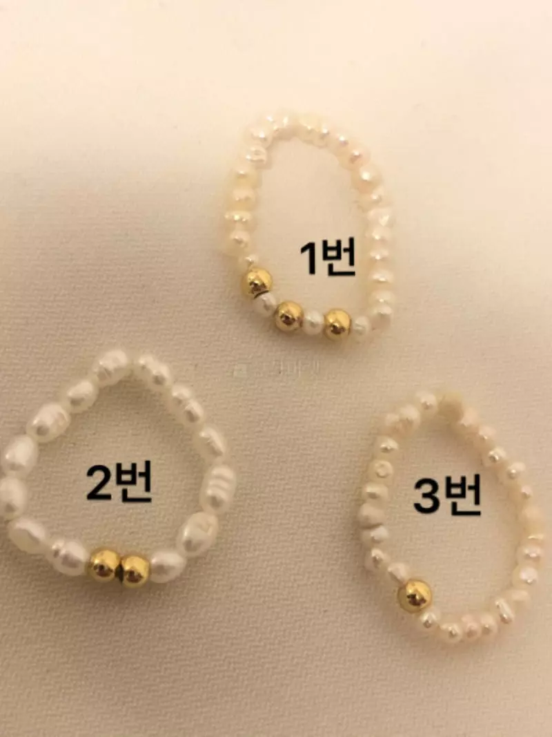 Muse - Korean Women Fashion - #shopsmall - Pearl Ring - 4