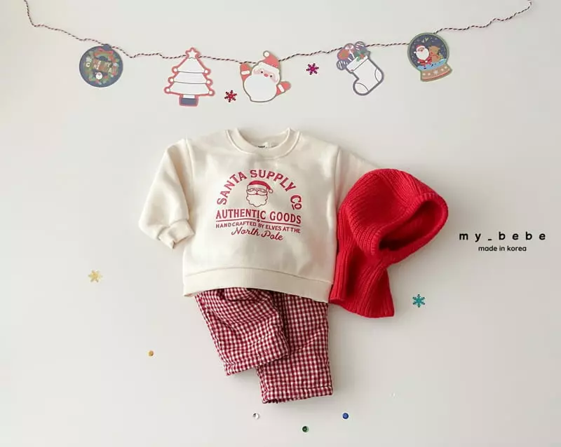 My Bebe - Korean Baby Fashion - #babyboutique - Snata Sweatshirt - 7