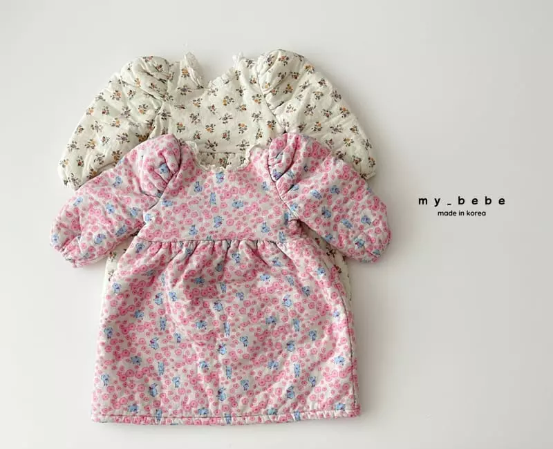 My Bebe - Korean Baby Fashion - #babyboutique - Popo Bonding One-piece - 3