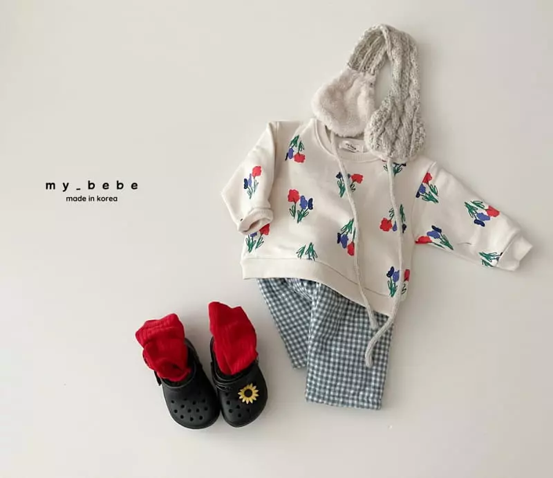 My Bebe - Korean Baby Fashion - #babyboutique - Winter Paint Sweatshirt - 7