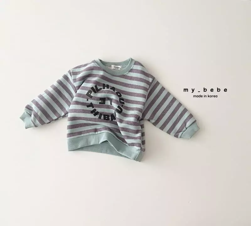 My Bebe - Korean Baby Fashion - #babyboutique - Circle Sweatshirt - 5