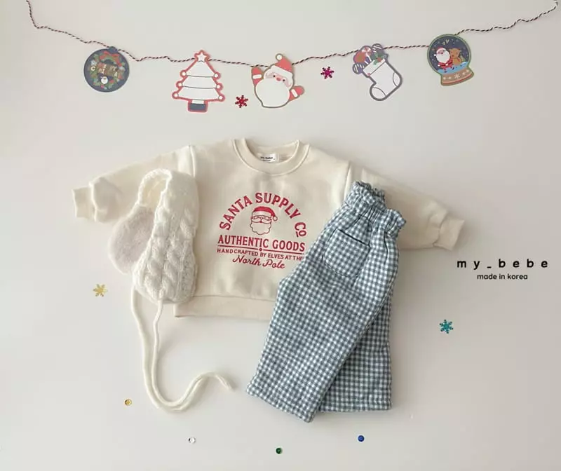 My Bebe - Korean Baby Fashion - #babyboutiqueclothing - Snata Sweatshirt - 8