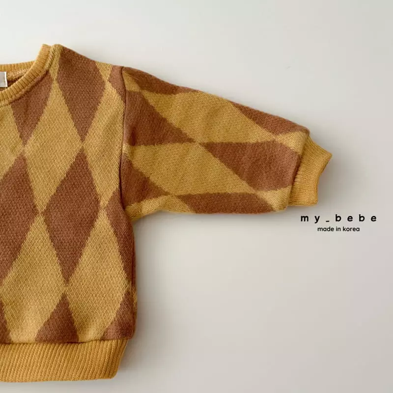 My Bebe - Korean Baby Fashion - #babyboutiqueclothing - Winter Jacquared Sweatshirt - 9