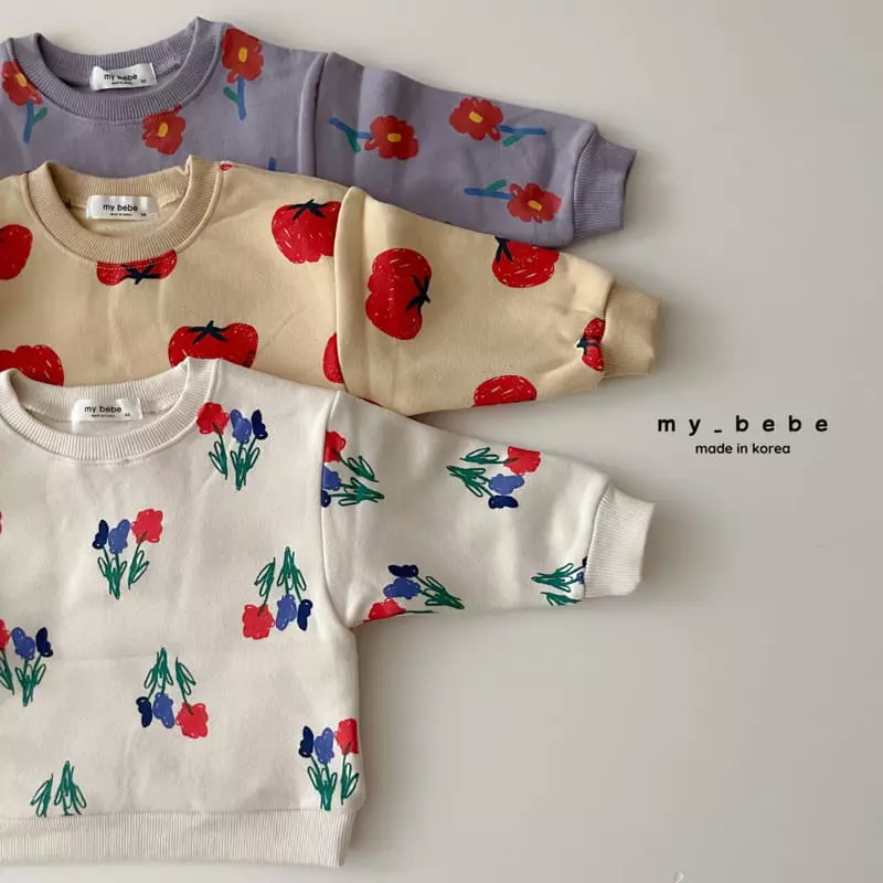 My Bebe - Korean Baby Fashion - #babyboutiqueclothing - Winter Paint Sweatshirt - 8