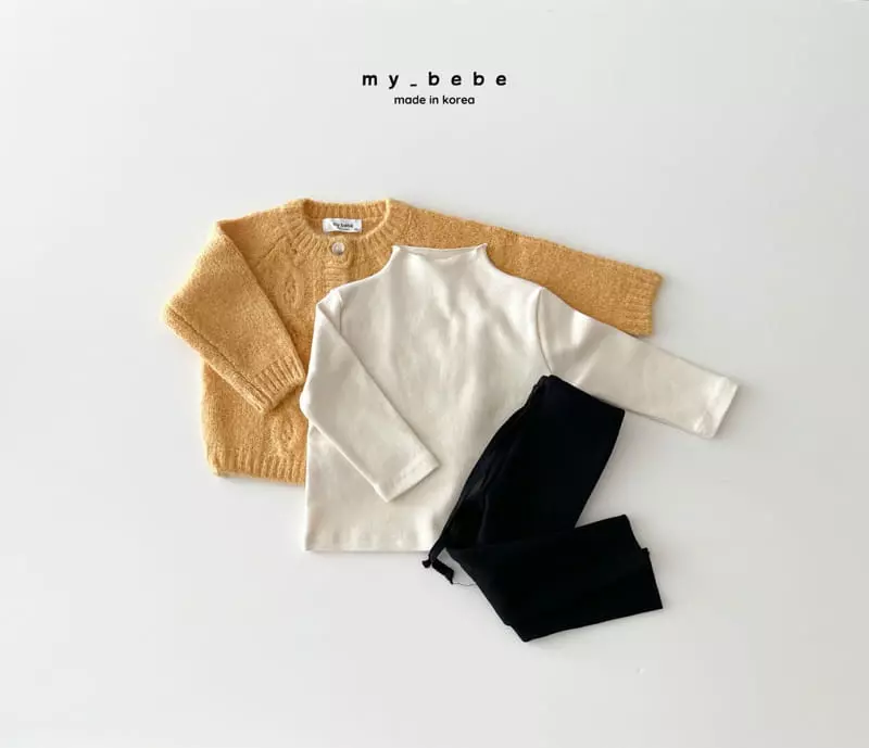 My Bebe - Korean Baby Fashion - #babyboutique - Basic Turtleneck Tee - 4