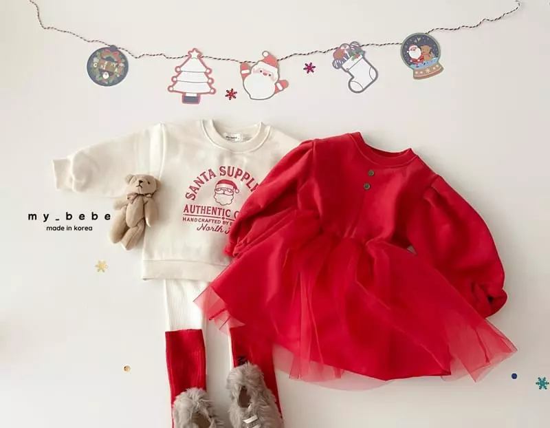 My Bebe - Korean Baby Fashion - #babyclothing - Snata Sweatshirt - 9