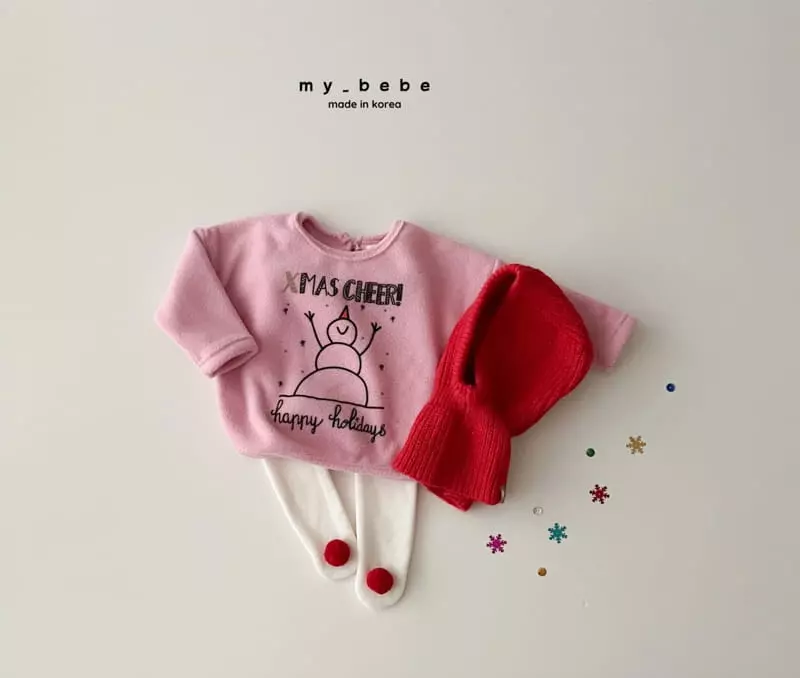 My Bebe - Korean Baby Fashion - #babyfashion - Christmas Foot Leggings - 11