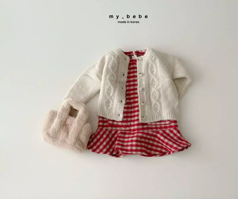 My Bebe - Korean Baby Fashion - #babyfashion - Stick One-piece - 8