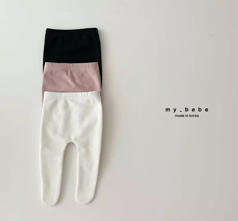 My Bebe - Korean Baby Fashion - #babyfashion - Soft Foot Leggings