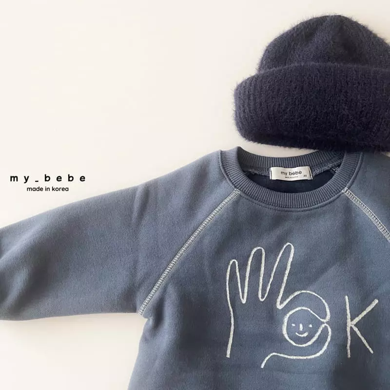 My Bebe - Korean Baby Fashion - #babyfashion - Okay Sweatshirt - 9