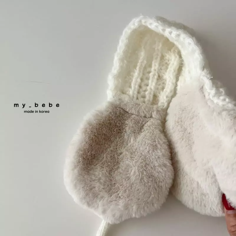 My Bebe - Korean Baby Fashion - #babyfever - Mink Earmuffs - 3
