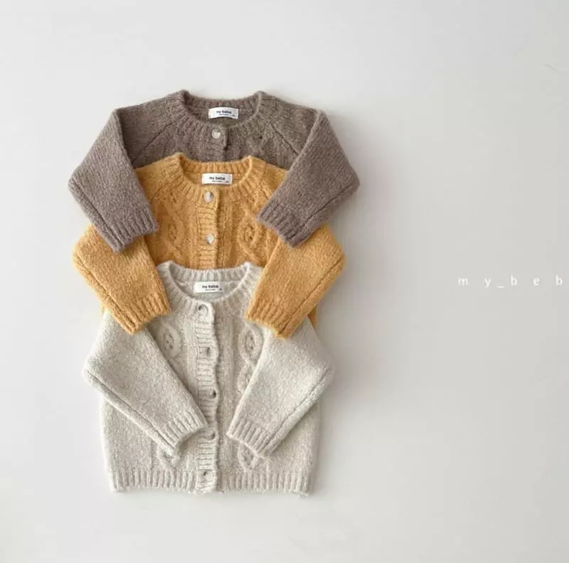 My Bebe - Korean Baby Fashion - #babyfever - Twist Cardigan