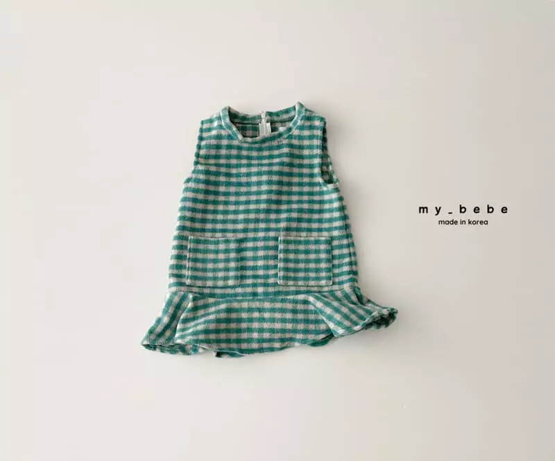 My Bebe - Korean Baby Fashion - #babyfever - Stick One-piece - 9
