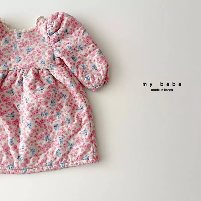 My Bebe - Korean Baby Fashion - #babyfever - Popo Bonding One-piece - 7