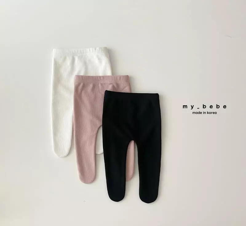 My Bebe - Korean Baby Fashion - #babyfever - Soft Foot Leggings - 2