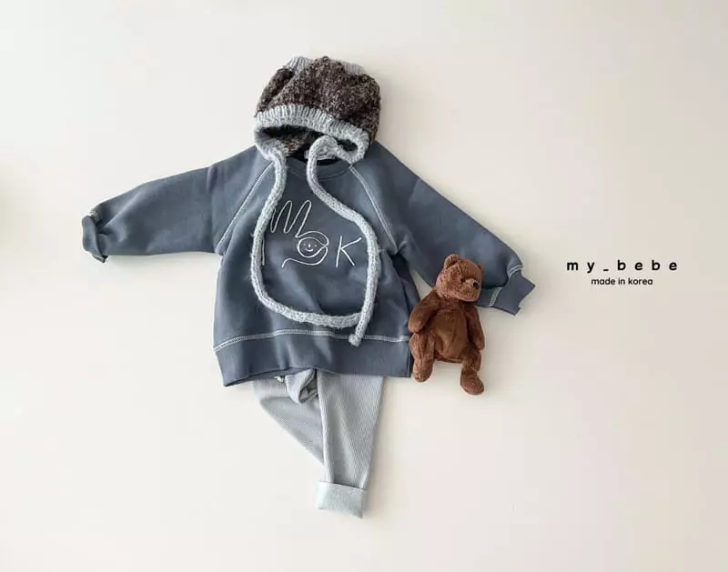 My Bebe - Korean Baby Fashion - #babyfever - Okay Sweatshirt - 10