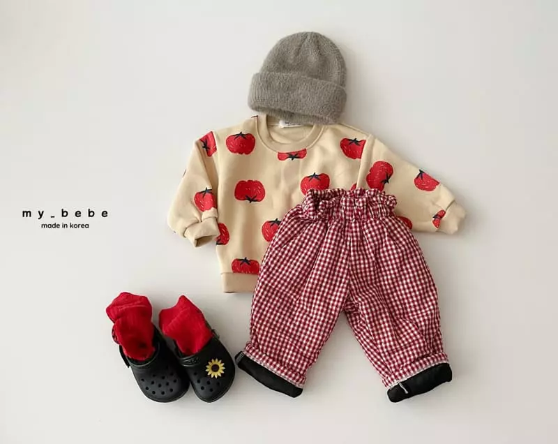 My Bebe - Korean Baby Fashion - #babygirlfashion - Winter Paint Sweatshirt - 12
