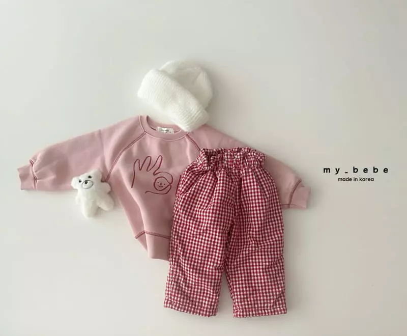My Bebe - Korean Baby Fashion - #babygirlfashion - Okay Sweatshirt - 11