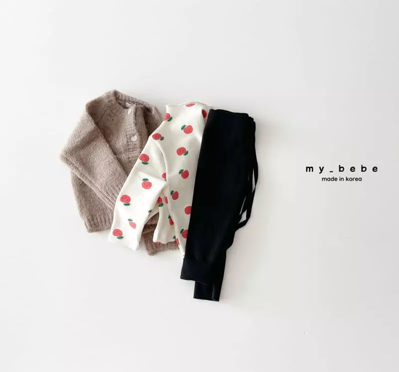 My Bebe - Korean Baby Fashion - #babygirlfashion - Paint Turtleneck Tee - 9