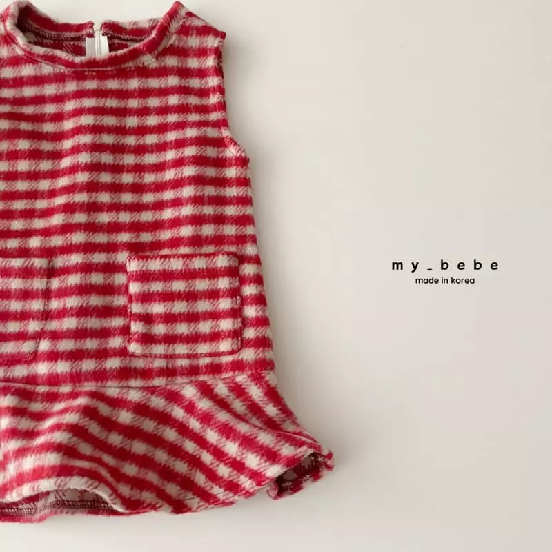 My Bebe - Korean Baby Fashion - #babylifestyle - Stick One-piece - 11