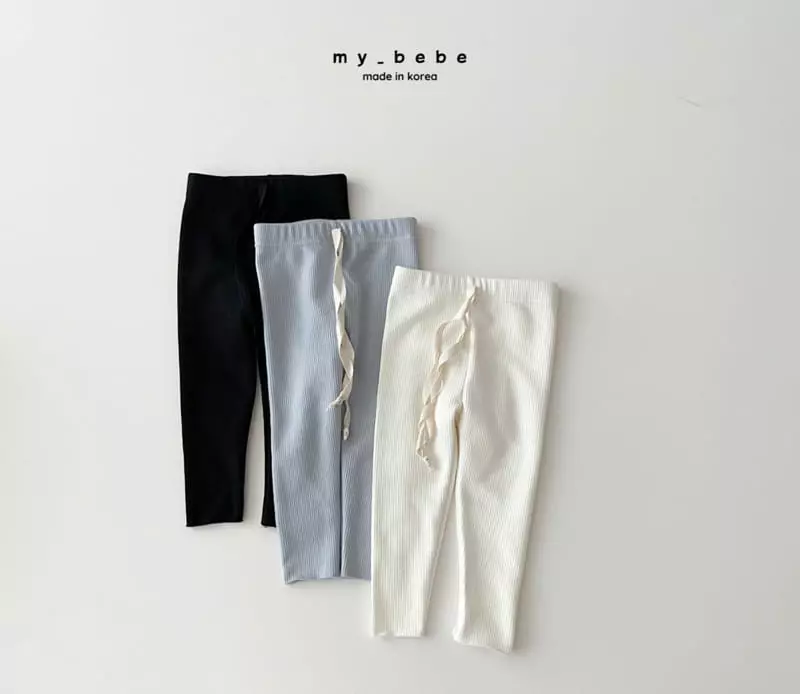 My Bebe - Korean Baby Fashion - #babylifestyle - Winter Fleece Leggings - 2