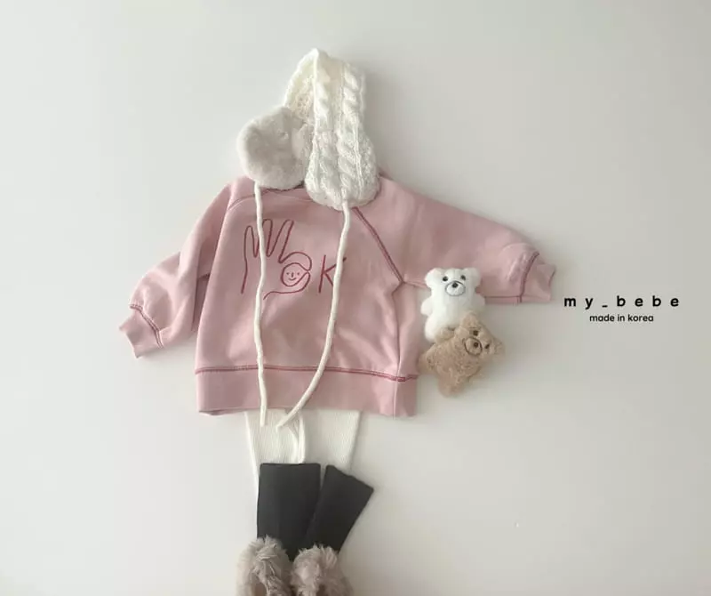 My Bebe - Korean Baby Fashion - #babylifestyle - Okay Sweatshirt - 12