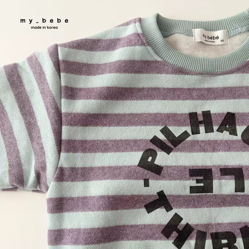 My Bebe - Korean Baby Fashion - #babylifestyle - Circle Sweatshirt - 11