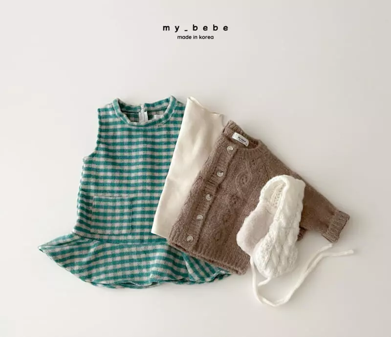 My Bebe - Korean Baby Fashion - #babyoninstagram - Stick One-piece - 12