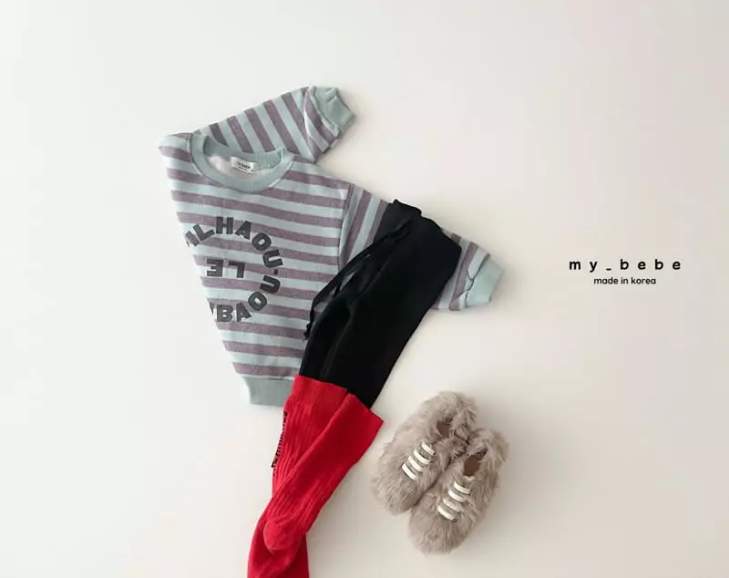 My Bebe - Korean Baby Fashion - #babyoninstagram - Circle Sweatshirt - 12