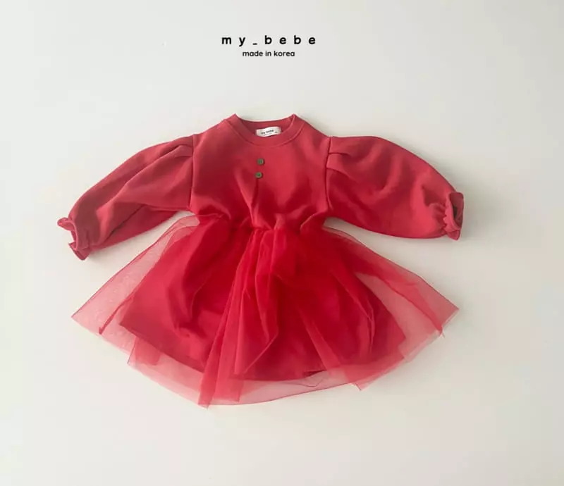 My Bebe - Korean Baby Fashion - #babyootd - Christmas One-piece - 2