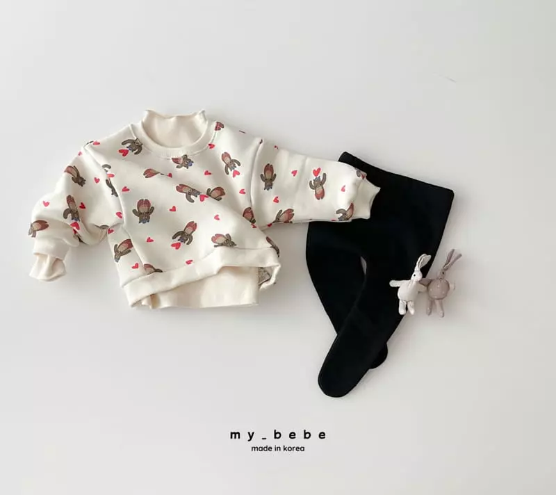 My Bebe - Korean Baby Fashion - #babyootd - Winter Bloomer Set - 7