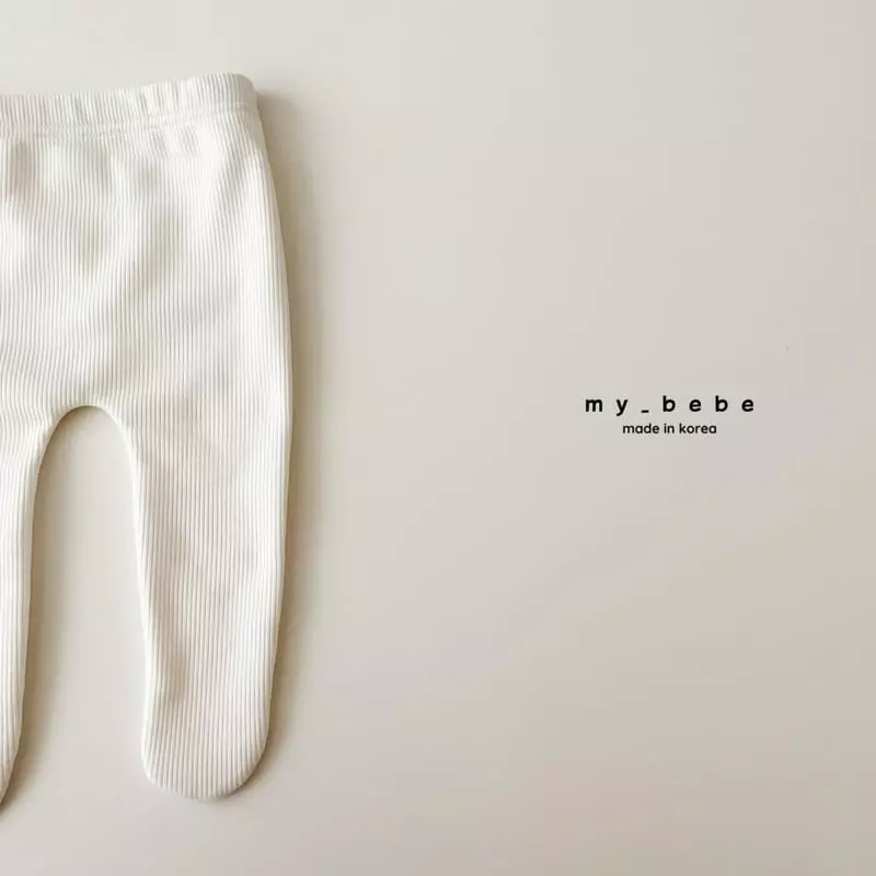 My Bebe - Korean Baby Fashion - #babyootd - Soft Foot Leggings - 6
