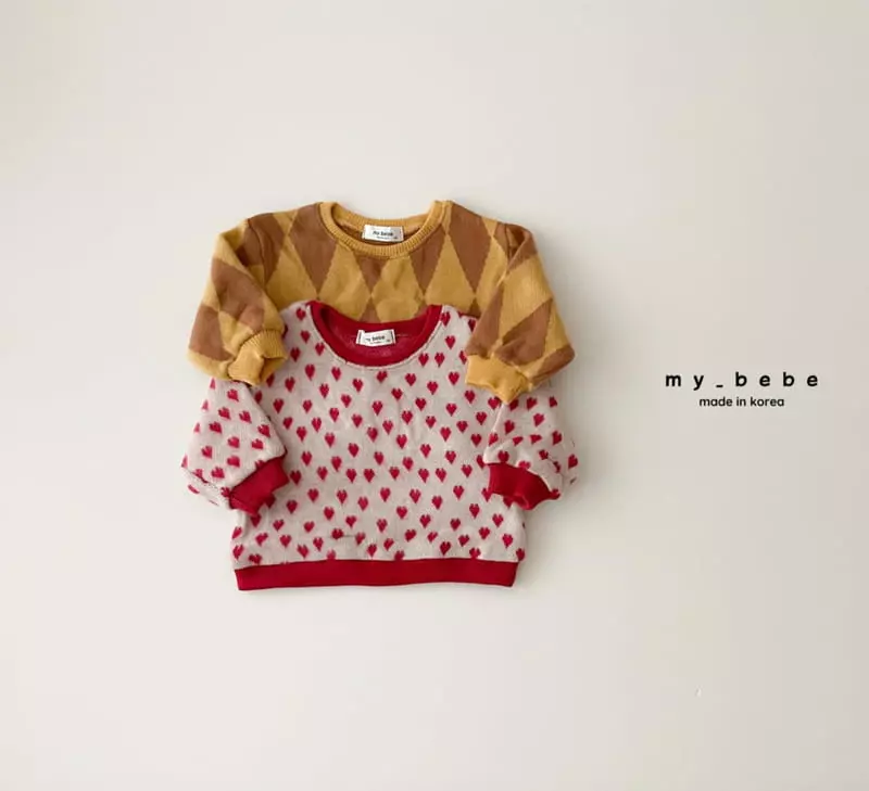My Bebe - Korean Baby Fashion - #babyootd - Winter Jacquared Sweatshirt