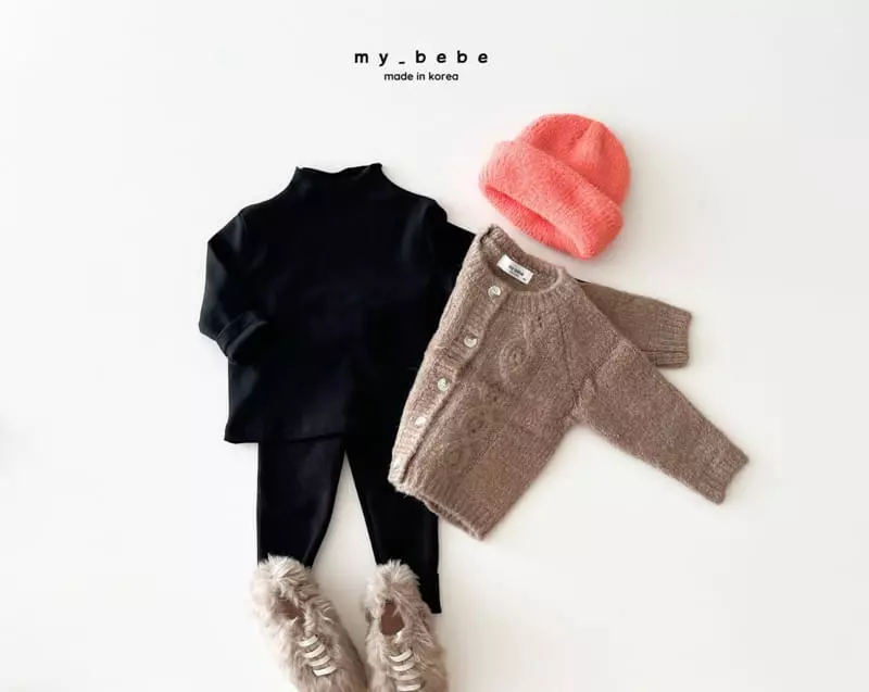 My Bebe - Korean Baby Fashion - #babyootd - Basic Turtleneck Tee - 11