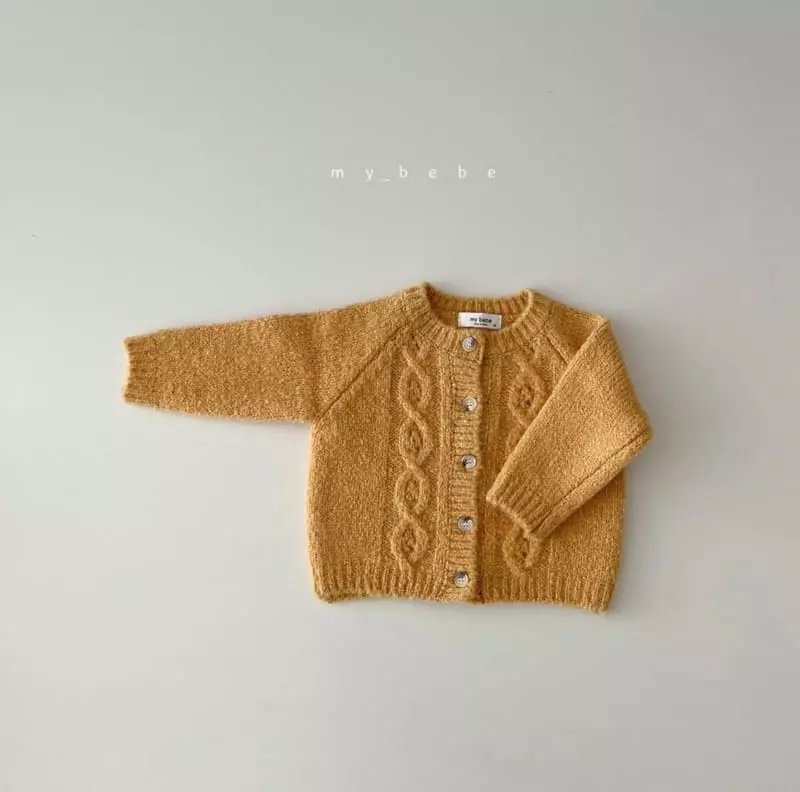 My Bebe - Korean Baby Fashion - #babyoutfit - Twist Cardigan - 7