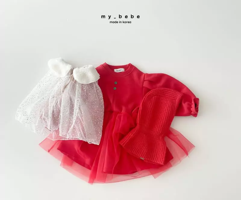 My Bebe - Korean Baby Fashion - #babyoutfit - Christmas One-piece - 3