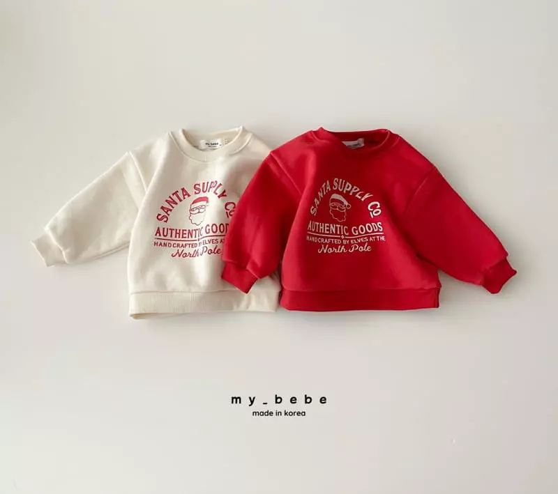 My Bebe - Korean Baby Fashion - #babyoutfit - Snata Sweatshirt