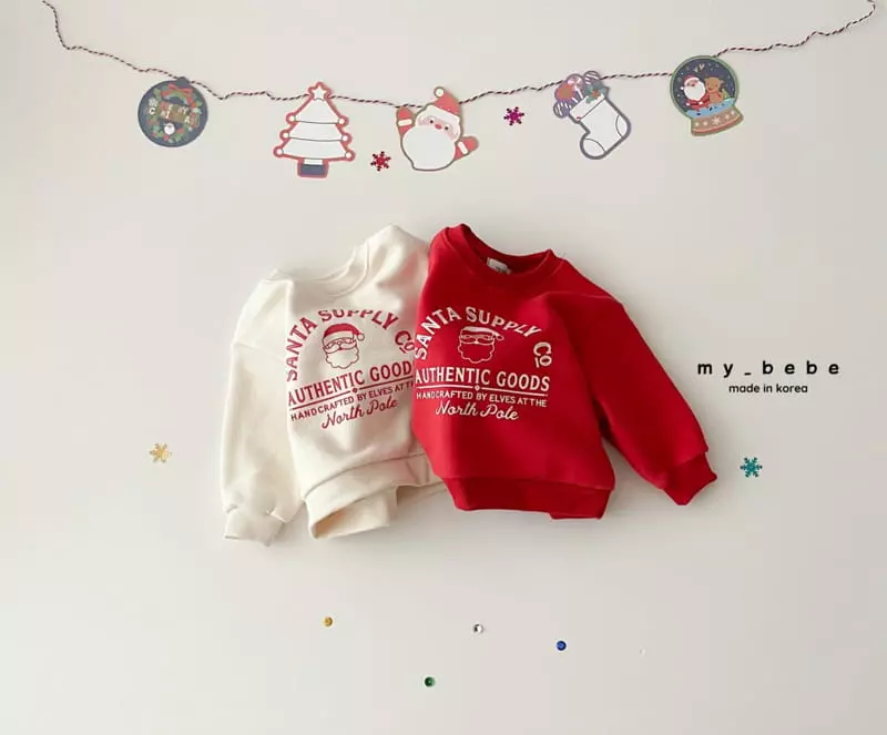 My Bebe - Korean Baby Fashion - #babyoutfit - Snata Sweatshirt - 2