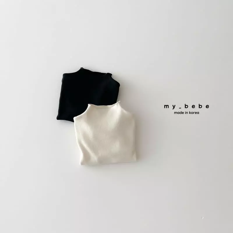 My Bebe - Korean Baby Fashion - #babyoutfit - Basic Turtleneck Tee - 12