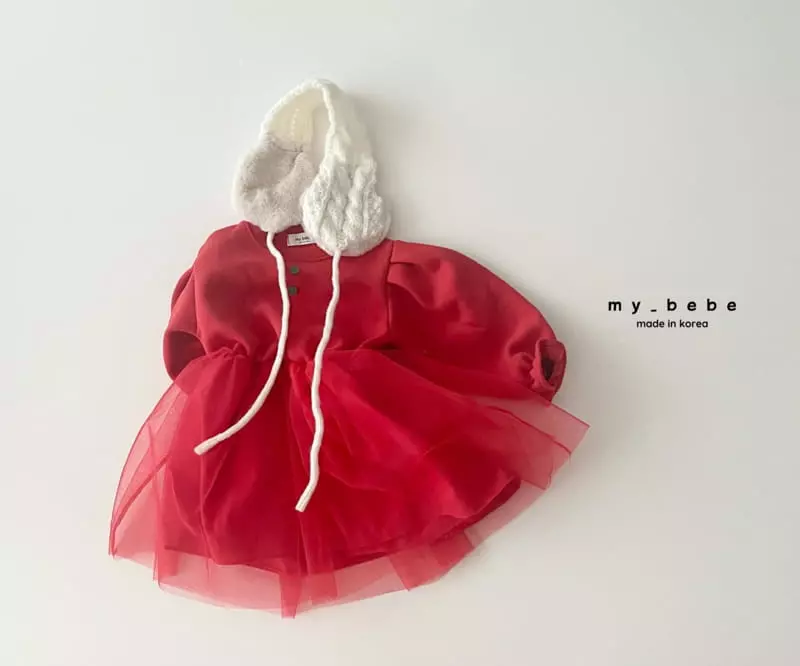 My Bebe - Korean Baby Fashion - #babywear - Christmas One-piece - 5