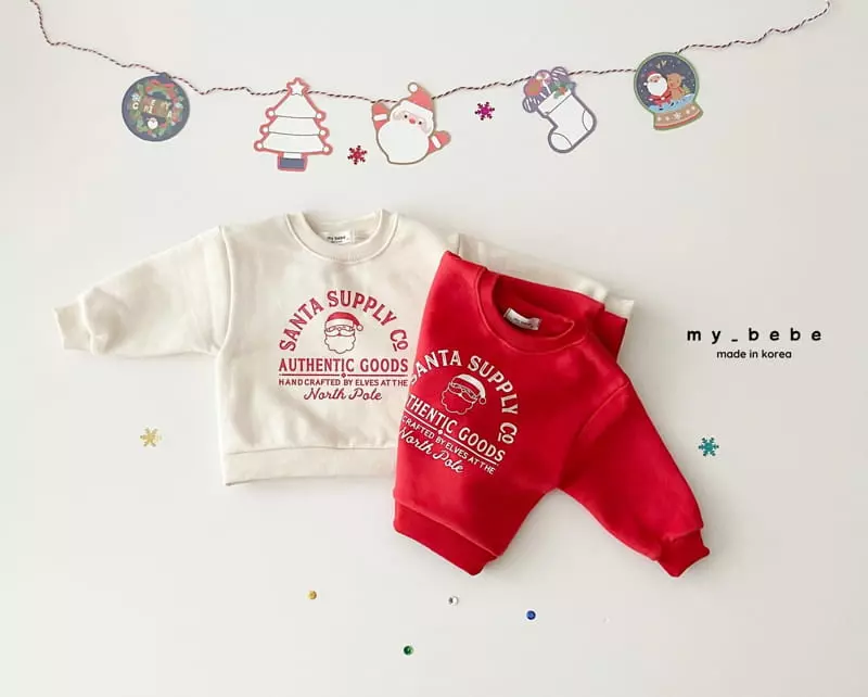 My Bebe - Korean Baby Fashion - #babywear - Snata Sweatshirt - 3
