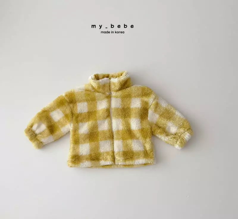 My Bebe - Korean Baby Fashion - #babywear - Check Dumble Fleece - 6
