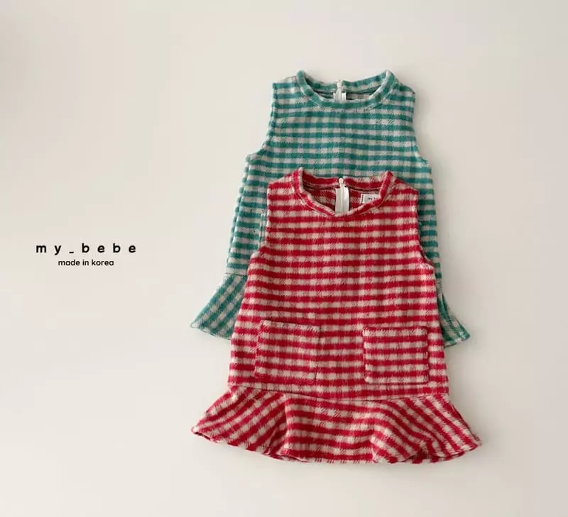 My Bebe - Korean Baby Fashion - #onlinebabyboutique - Stick One-piece - 2