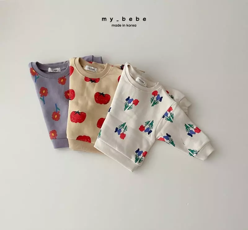 My Bebe - Korean Baby Fashion - #babywear - Winter Paint Sweatshirt - 4