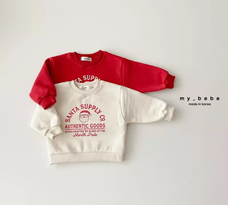 My Bebe - Korean Baby Fashion - #onlinebabyshop - Snata Sweatshirt - 5